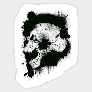 Ink Skull Sticker